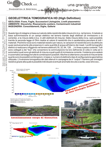 MISURE GEOELETTRICHE TOMOGRAFICHE